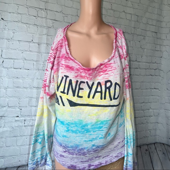 Tops - Rainbow Vineyard Multicolor Long Sleeve Top size M